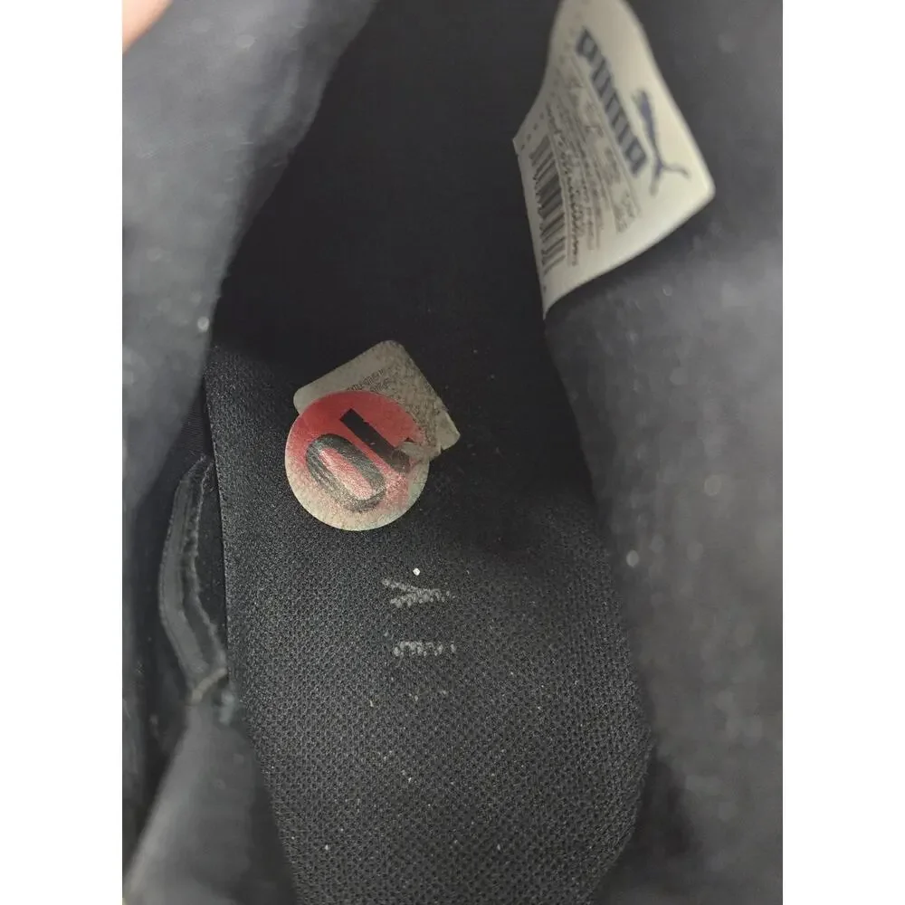 Puma x Fenty by Rihanna Hi Top Sneakers Black Womens 10 Athletic Athleisure Logo